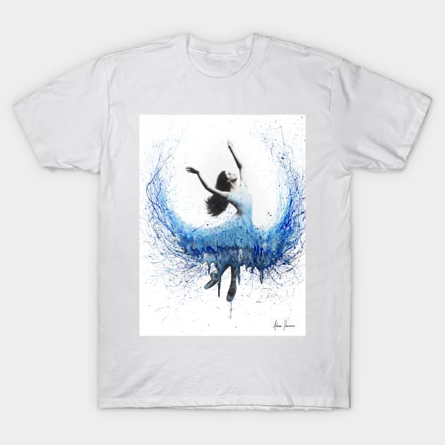 Blue Wave Dancer T-Shirt by AshvinHarrison